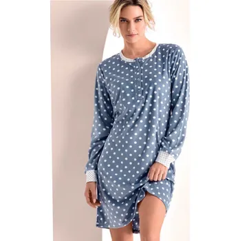 Dámská noční košile Dámská noční košile Infiore 632905 L Modrá