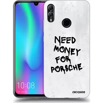 Pouzdro na mobilní telefon Picasee silikonový průhledný obal pro Honor 10 Lite - White Dollar