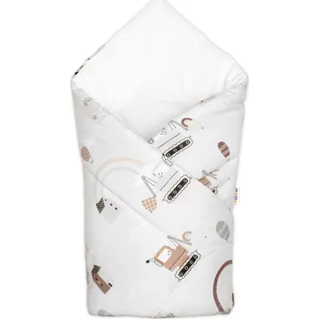 Zavinovačka Baby Nellys Zavinovačka pro miminko Klasik Malý stavitel, šedá