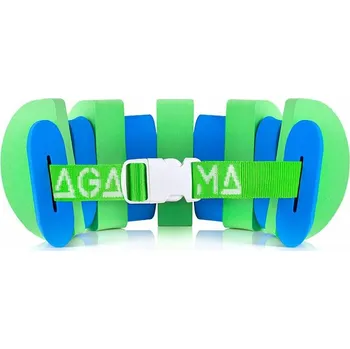 Plavecký pás AGAMA Dětský plavecký pás SWIM (11 dílů/do 22kg) NO SIZE MODRÁ|ZELENÁ