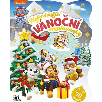 Pohádka Nejkrásnější vánoční omalovánky se samolepkami - Tlapková patrola