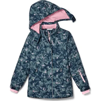 684687 - Tchibo - Dětská lyžařská bunda - pro dívky - vel. 122/128 - barva: modrá/s potiskem