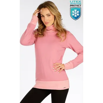 Dámské tričko Dámský rolák LITEX s dlouhým rukávem růžový Barva: 340, Velikost: M