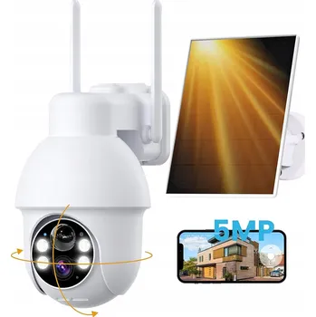 IP kamera KAMERA SOLARNA WIFI 5MPX ZEWNĘTRZNA OTOČNÁ, BATERIE 5000MAH, ALARM