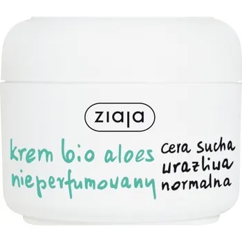 Pleťový krém Zklidňující krém na obličej Ziaja aloe vera 0 SPF den a noc 50 ml