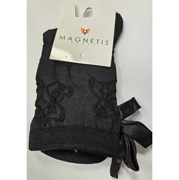 Dámské punčochy Dámske ponožky Teddies and Ribbon - 35-40 / černá