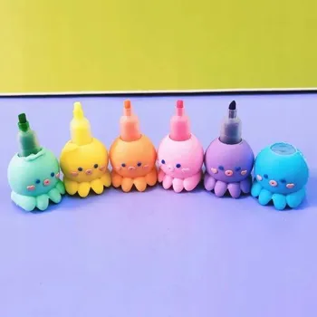 Fixy fixy fixy barevné zvýrazňovače pro zvýrazňovače NORIMPEX, pastelové fixy 5 ks