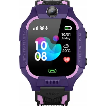 Hodinky Nikcorp Chytré Hodinky Chytré hodinky pro děti s GPS – Fialové