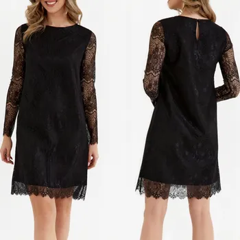 Dámské šaty STYLOVÉ DÁMSKÉ ELEGANTNÍ ŠATY MINI ŠATY TRAPÉZOVÉHO STŘIHU ELEGANTNÍ , VELIKOST 42 XL