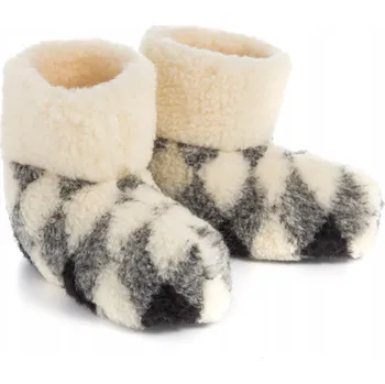 Pánské pantofle Teplé Pánské Bačkory Horalské Vlněné Papuče Zateplené 36-45 PanSzew