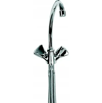 Vodovodní baterie Stojánková umyvadlová baterie Biawar UMYVADLOVÁ BATERIE stříbrná