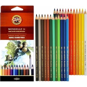Pastelka Akvarelové Pastelky KOH-I-NOOR MONDELUZ 24