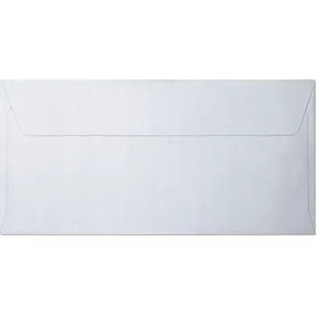 Obálka OBÁLKA DOPISNÍ OZDOBNÁ DL 120g MILLENIUM DIAMANTOVÁ BÍLÁ 10 Kusů