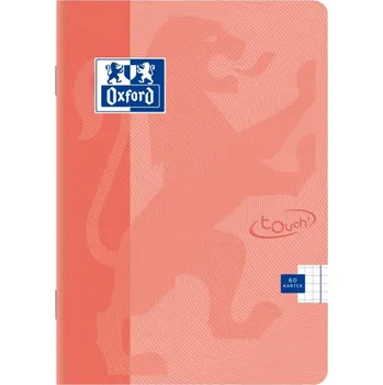 SEŠIT A4 60 listů ČTVEREČEK OXFORD TOUCH PASTELOVÝ KORÁLOVÝ SET 5 KUSŮ