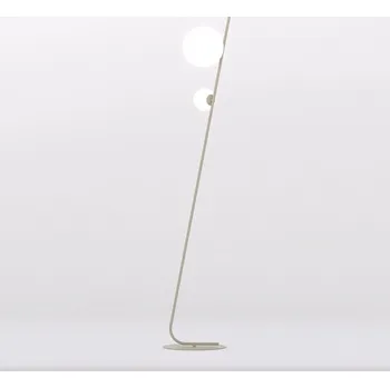 Stojací lampa Emibig TATU LP2 MOKKA Stojací lampa Mocha G9 8W MAX LED Bílá