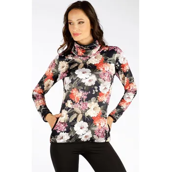 Dámské tričko Dámský rolák LITEX s dlouhým rukávem černý Velikost: S, kód: LI-7F160-S