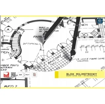 Milimetrový blok A4 Interdruk