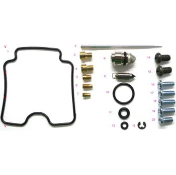 Palivový systém pro motocykl SADA NA OPRAVU KARBURÁTORU BEARING WORX POLARIS PREDATOR 500 '03-'07 (26-1449)