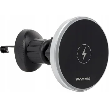 WAYME Hliníkový magnetický držák do ventilace s indukční nabíječkou
