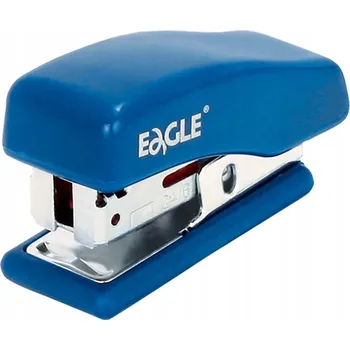 Kancelářská SEŠÍVAČKA na dokumenty MODRÁ Sešívá až 20 listů Do kanceláře Eagle