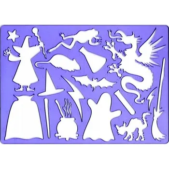 UMĚLECKÁ Šablona Kreslící se Vzory MOTIV Kouzla Šablony Koh-I-Noor