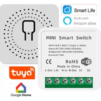 vypínač PODOMÍTKOVÉ RELÉ WIFI SPÍNAČ ZÁSUVKY TUYA SMART 16A