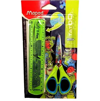 Maped nůžky 13 cm s pravítkem 15 cm sada