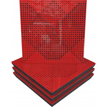 akustický panel Panel UA acoustics 4x AKUSTICKÉ PANELY WILDS: Červený plast (5 cm)