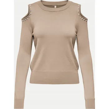 Dámský svetr Only Dámský svetr ONLY-15311830 WHITECAP GRAY MELANGE Écru