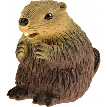 BOBR EVROPSKÝ figurka měkká guma hrach 7389