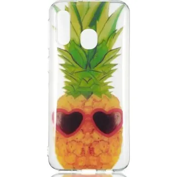 Pouzdro na mobilní telefon Printy silikonový obal na Samsung Galaxy A40 - ananas