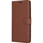 Pouzdro iPhone 15, Techsuit Leather Folio, hnědé