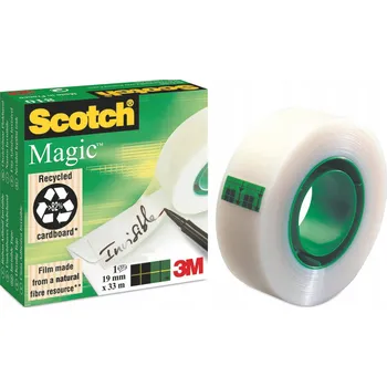 Lepicí páska Scotch Magic neviditelná lepicí páska matná, 19 mm x 33 m, 1 role