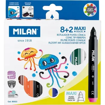 Fixy fixy na vybarvování, fixy na kaligrafii Milan 10 ks