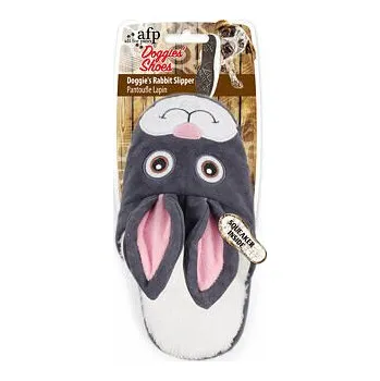 plyšák Plyšový pantofel AFP Doggies Shoes – králík