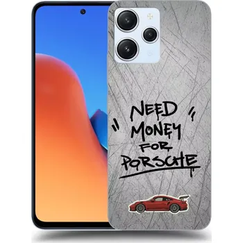 Pouzdro na mobilní telefon Picasee silikonový černý obal pro Xiaomi Redmi 12 5G - Grey Drift