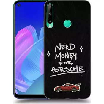 Pouzdro na mobilní telefon Picasee silikonový černý obal pro Huawei P40 Lite E - Dark Racer