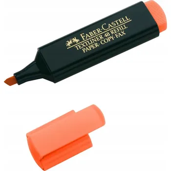 Zvýrazňovač ZVÝRAZŇOVAČ Školní Pro Poznámky Barva ORANŽOVÁ Zvýrazňovače Faber-Castell