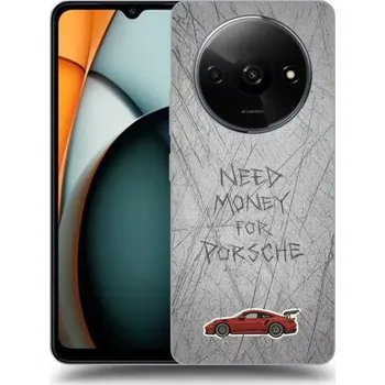 Pouzdro na mobilní telefon Picasee silikonový černý obal pro Xiaomi Redmi A3 - Garage Scratch