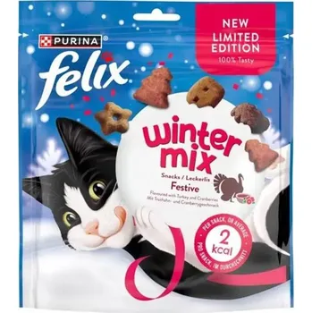 Pamlsek pro kočku Felix snack cat -Winter Mix krůta a brusinky 200 g