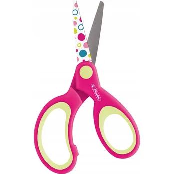 Školní nůžky kancelářské nůžky na papír dětské nůžky Herlitz 13 cm