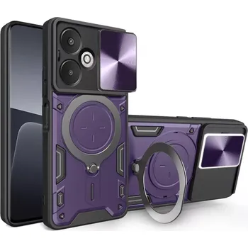 Pouzdro na mobilní telefon Kryt Xiaomi Redmi 13C 5G / Poco M6 Techsuit CamGuard Pro - fialový