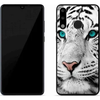 Pouzdro na mobilní telefon Gelový kryt mmCase na mobil Huawei P30 Lite - bílý tygr