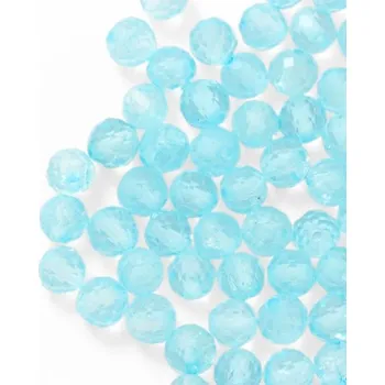 Korálek Topaz modrý broušený 6mm (1ks)