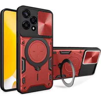 Pouzdro na mobilní telefon Kryt Honor 200 lite Techsuit CamGuard Pro - červený