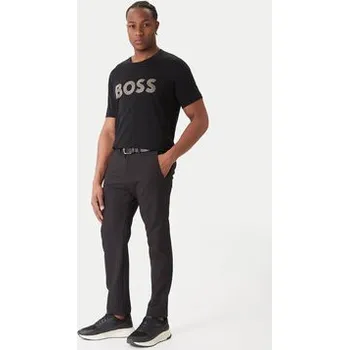 Pánské tričko BOSS T-Shirt Logo Future 50543796 Černá Regular Fit XXL