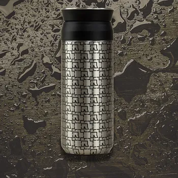 Termohrnek Rammstein nerez ocel termoska 400 ml, Schwarz