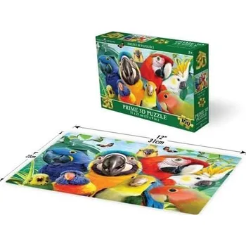Puzzle Puzzle 3D - Smějící se papoučci