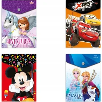 Kancelářská SLOŽKA na DOKUMENTY se Zapínáním A6 PP DISNEY Mix