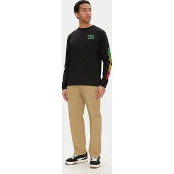 Pánské tričko DC Shoes S dlouhým rukávem ADYZT05474 Černá Standard Fit XXL